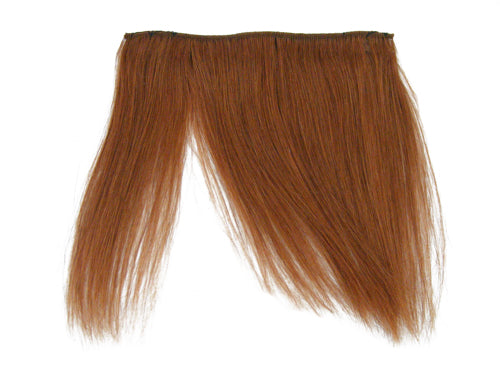Clip-In Fringe - 8" Human Hair - #30 Auburn