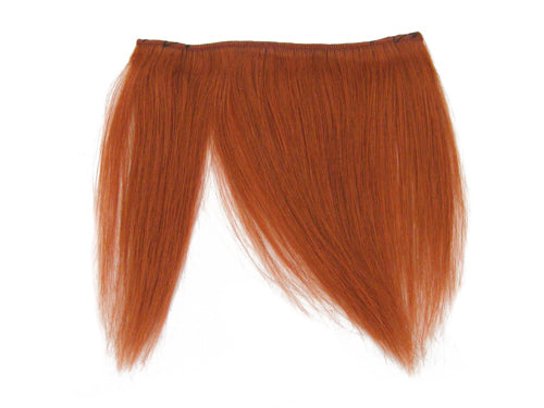 Clip-In Fringe - 8" Human Hair - Copper