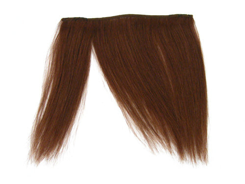 Clip-In Fringe - 8" Human Hair - #33 Dark Auburn