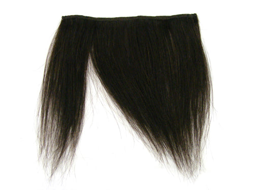 Clip-In Fringe - 8" Human Hair - #2 Darkest Brown