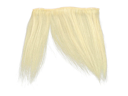 Clip-In Fringe - 8" Human Hair - #60 Light Blonde