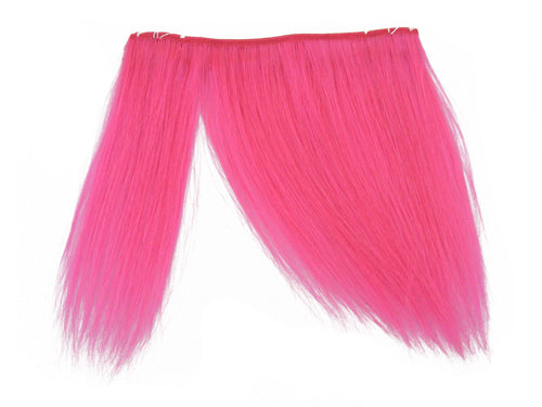 Clip-In Fringe - 8" Human Hair - Neon Pink