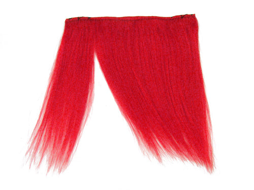 Clip-In Fringe - 8" Human Hair - Neon Red