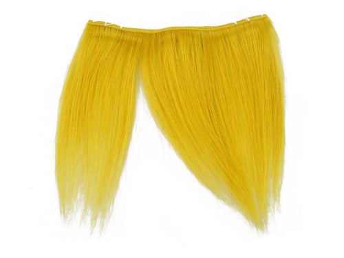 Clip-In Fringe - 8" Human Hair - Yellow
