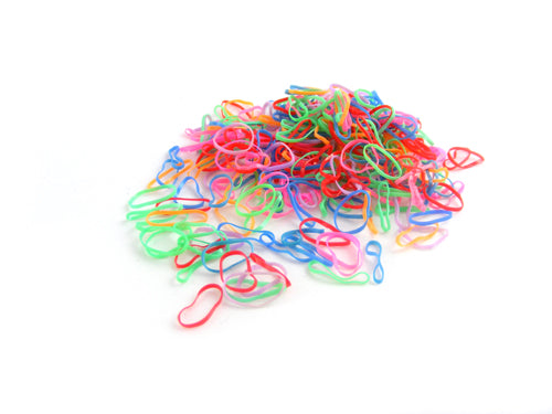 Pack of 250 Mini Polyurethane Bands (Neon)
