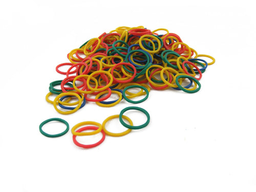 Pack of 250 Mini Rubber Bands (Multi Colour)