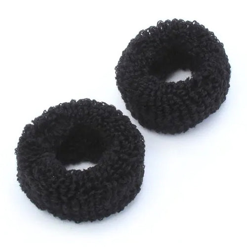 Black Hair Donut Bobbles