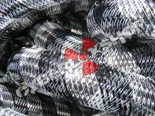 Tubular Crin - Large - Black Silver Stripe (5 yds)