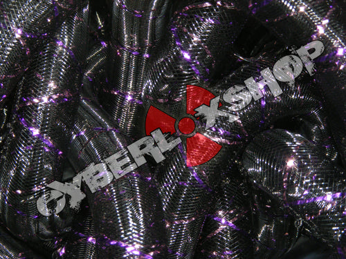 Tubular Crin - Large - Black Non-Metallic with Pink Purple Thread (5 yds)