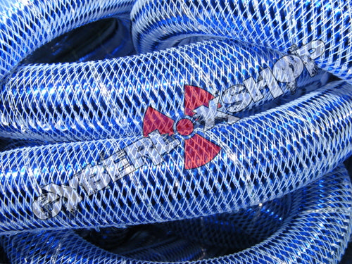 Tubular Crin - Large - Blue Metallic with Silver Thread (5 yds)