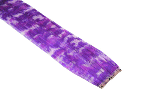 Clip-In Extensions - Purple Camo 12" (pack of 2)