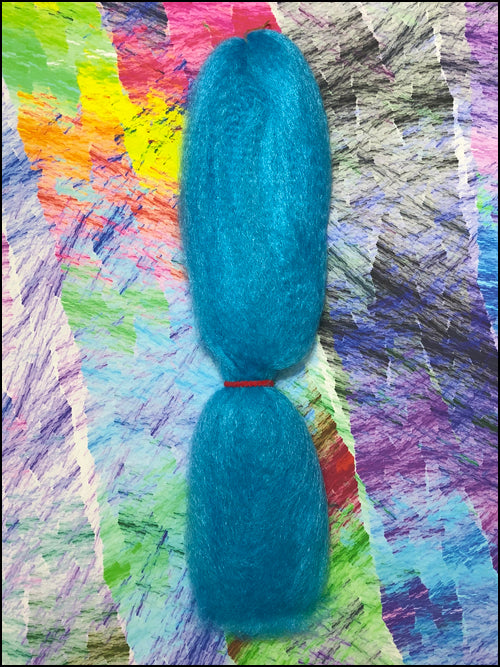 CyberloxShop Classic Kanekalon Jumbo Braid - Turquoise