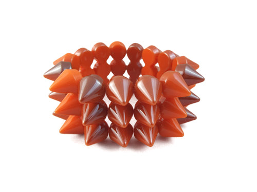 Cyber Spike Bracelet - Burnt Orange (Multi-Tone)
