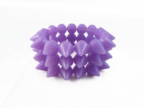 Cyber Spike Bracelet - Purple