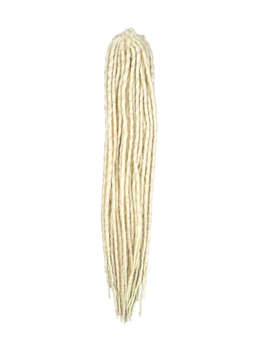 Elysee Star Dreads - #1001 White Blonde with Pink Spiral
