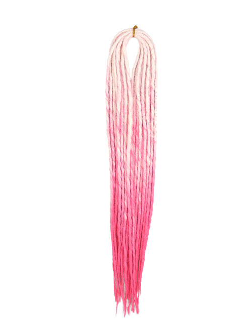 Elysee Star Dreads - #1001 White / Hot Pink Transitional