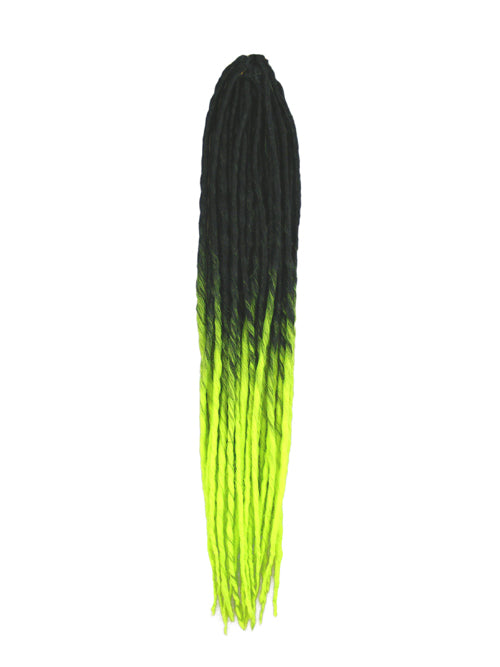 Elysee Star Dreads - #1 Black / Fluorescent Yellow Transitional