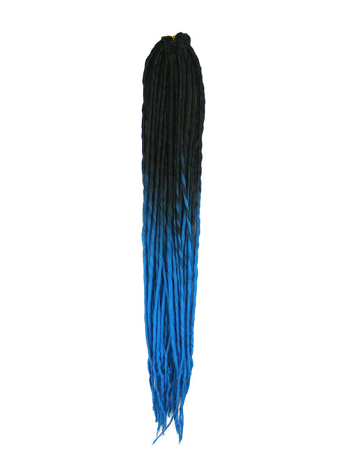 Elysee Star Dreads - #1 Black / Light Blue Transitional