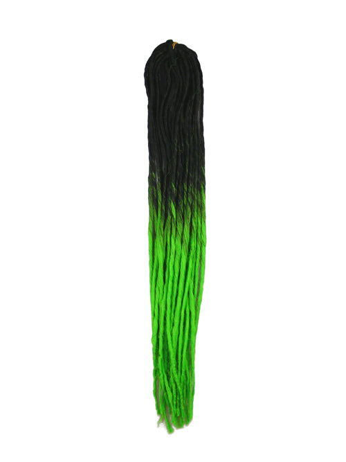 Elysee Star Dreads - #1 Black / Light Green Transitional