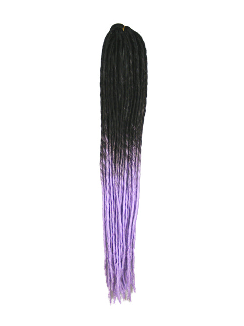 Elysee Star Dreads - #1 Black / Light Purple Transitional