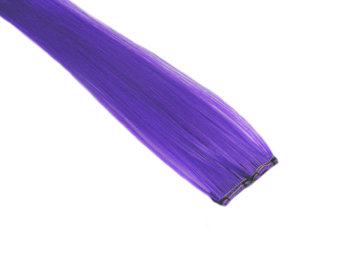Clip-In Extensions - Neon Purple 12" (pack of 2)