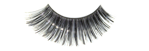 Stargazer False Eyelashes #13 (Black with Black Foil)