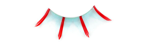 Stargazer False Eyelashes #41 (Red with Light Blue)