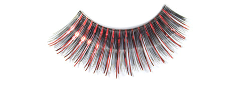 Stargazer False Eyelashes #05 (Black & Red Foil)
