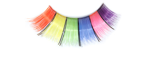 Stargazer False Eyelashes #09 (Multi-Coloured Rainbow)