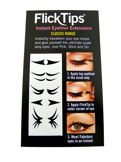 FlickTips Eyeliner Extensions - Classic Range