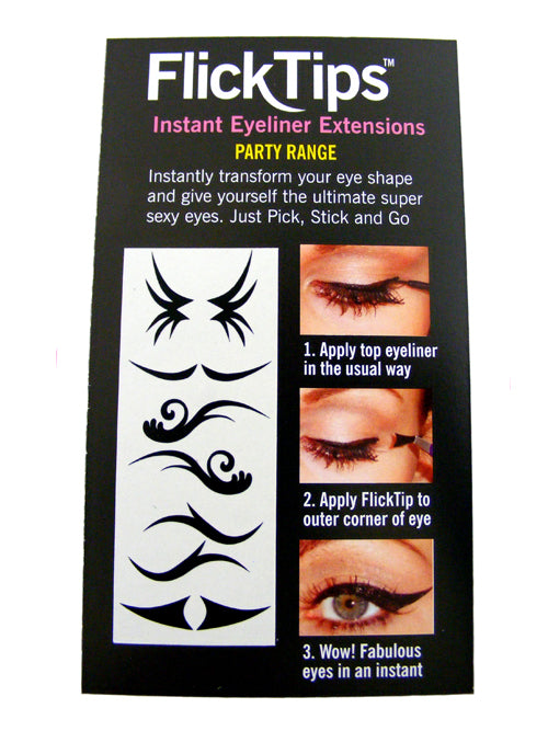 FlickTips Eyeliner Extensions - Party Range