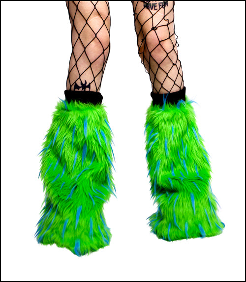 Fluffy Legwarmers - Sour Apple