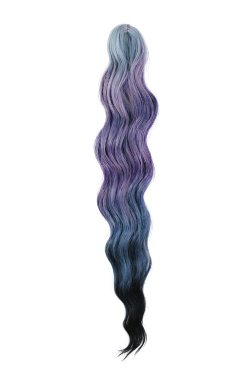Anna Wave Braiding Hair - Glitch Aurora Mist