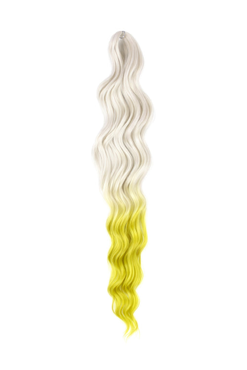 Anna Wave Braiding Hair - Glitch Kryptonite Sky