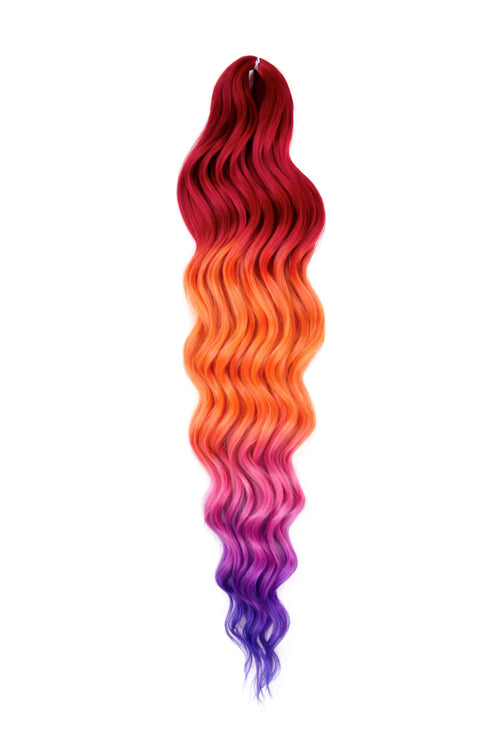 Anna Wave Braiding Hair - Glitch Volcanica