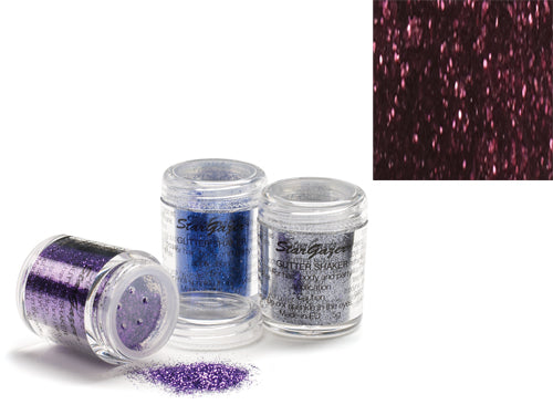 Stargazer Glitzy Glitter Shaker - Garnet