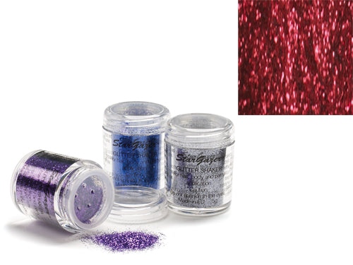 Stargazer Glitzy Glitter Shaker - Red