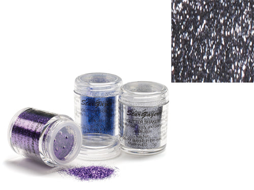 Stargazer Glitzy Glitter Shaker - Steel Grey
