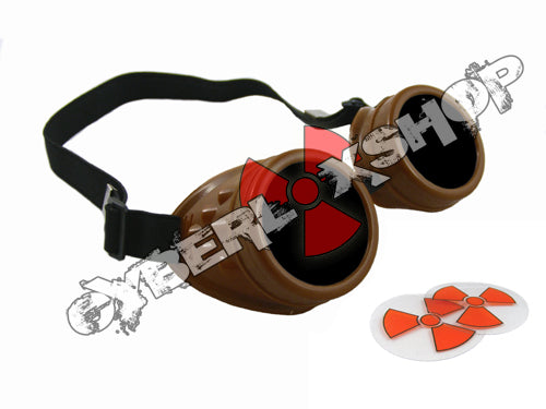 Cyber Goggles - Chocolate Brown - Includes FREE Lense Design Inserts!