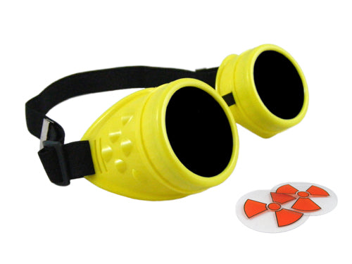 Cyber Goggles - Fluorescent Yellow - Includes FREE Lense Design Inserts!