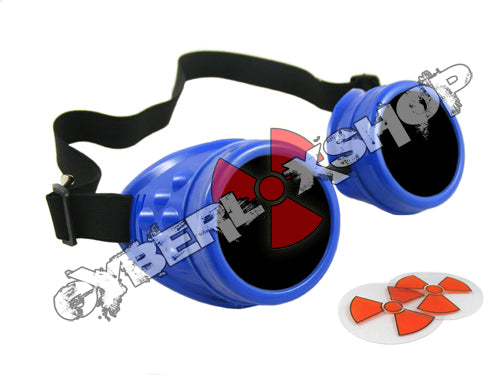 Cyber Goggles - Royal Blue - Includes FREE Lense Design Inserts!