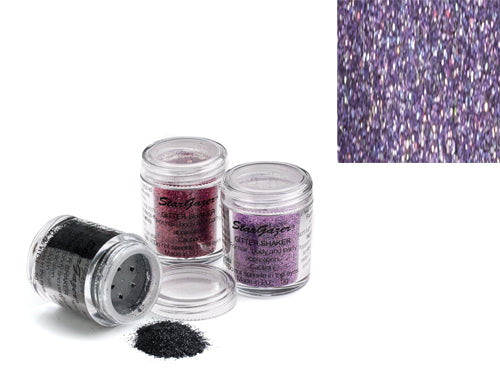 Stargazer Holographic Glitter Shaker - Lazer Purple
