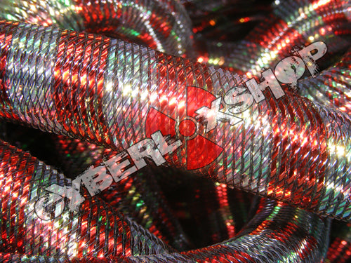 Tubular Crin - Large - Iridescent Green Red (5 yds)