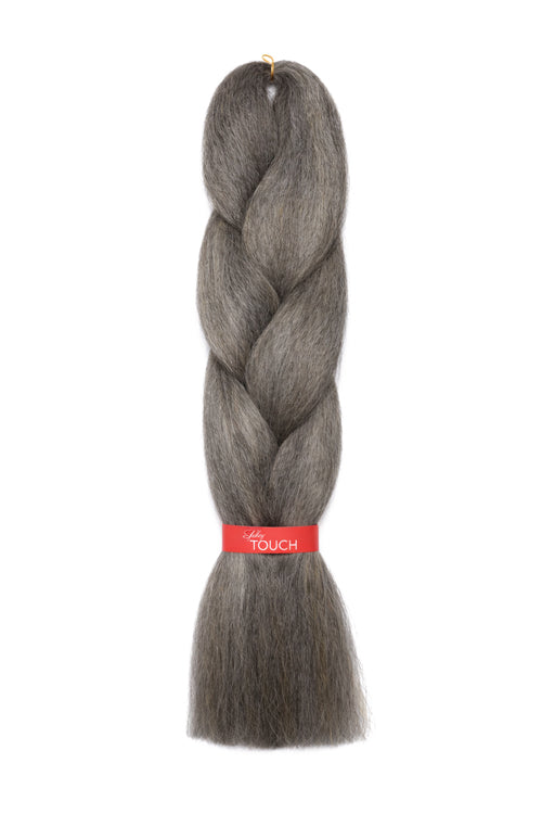 LA Trend Kanekalon Jumbo Braid - #44 Gun Metal Grey