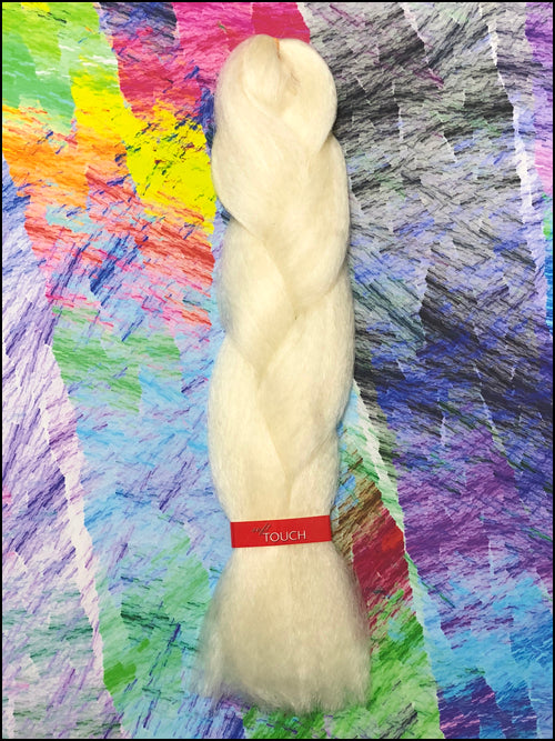 LA Trend Kanekalon Jumbo Braid - #1001A White Blonde
