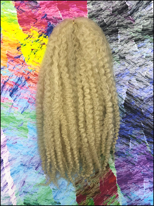 CyberloxShop Marley Braid Afro Kinky - #613 Bleach Blonde