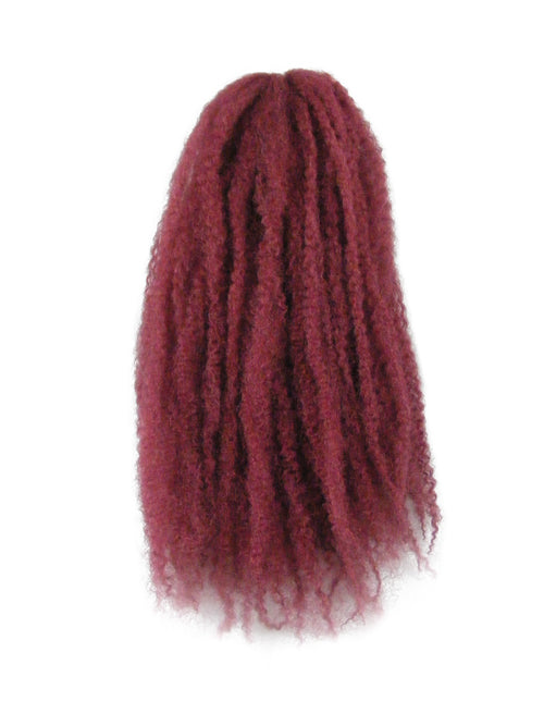 CyberloxShop Marley Braid Afro Kinky - Burgundy