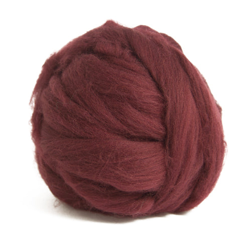 Burgundy Merino Wool (50g)