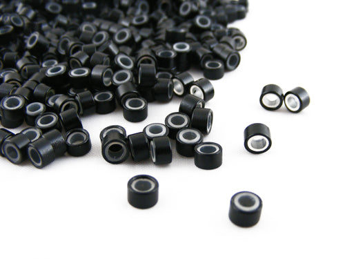 Pack of 1000 Silicone Micro Rings (Black)