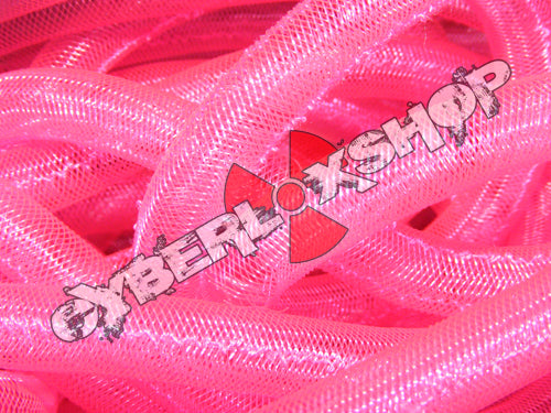 Tubular Crin - Mini - Neon Fuchsia (5 yds)